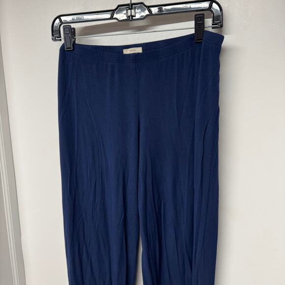 Eberyjey Navy Blue Pajama Pants Super Soft Size Medium Elastic Waist Womens - Picture 3 of 7